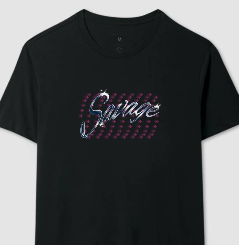 Camiseta Savage - Preta