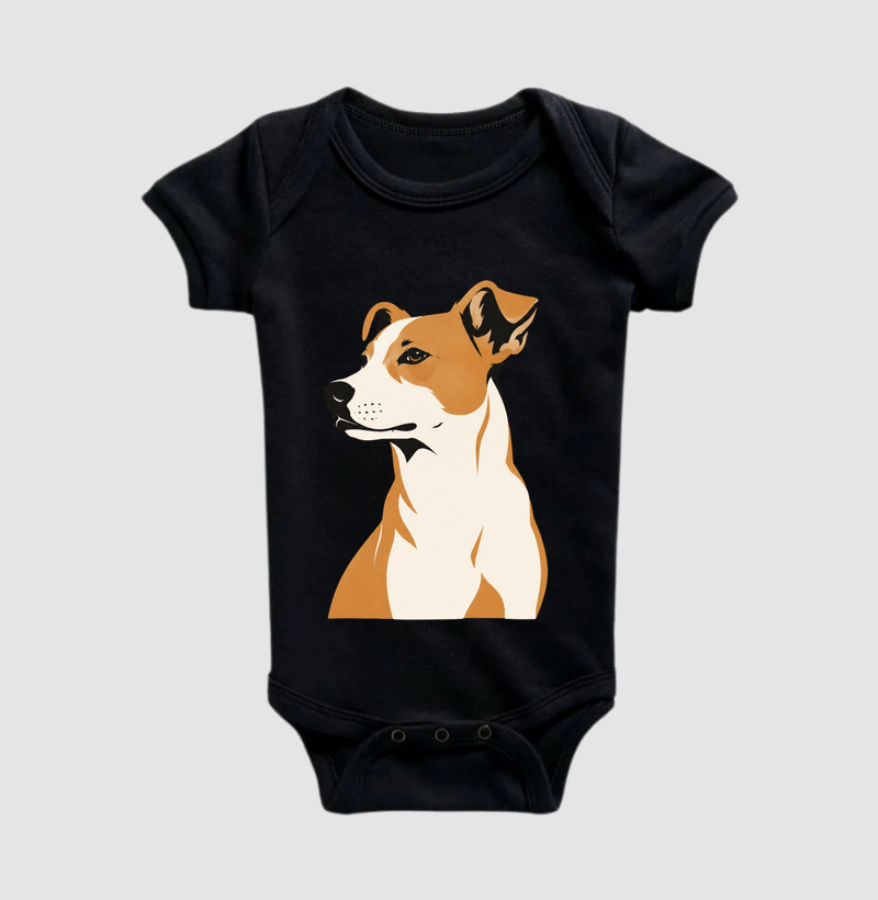 Retrato - Traço Minimalista - Body Infantil
