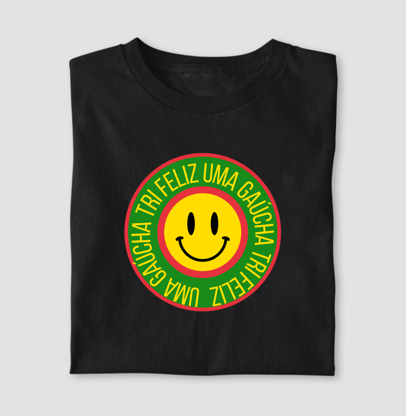 Uma Gaúcha Tri Feliz Verde