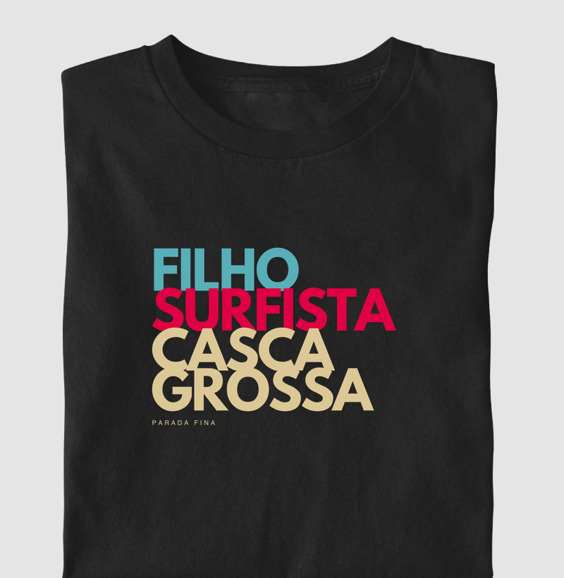 filho, surfista, casca grossa.