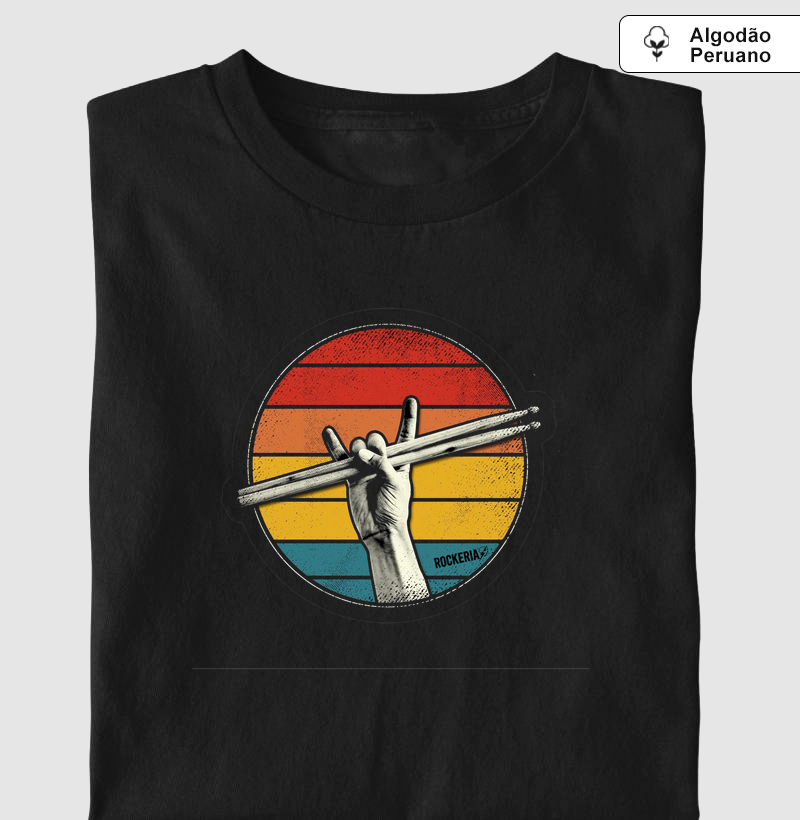 Camiseta Algodão Peruano Sticks