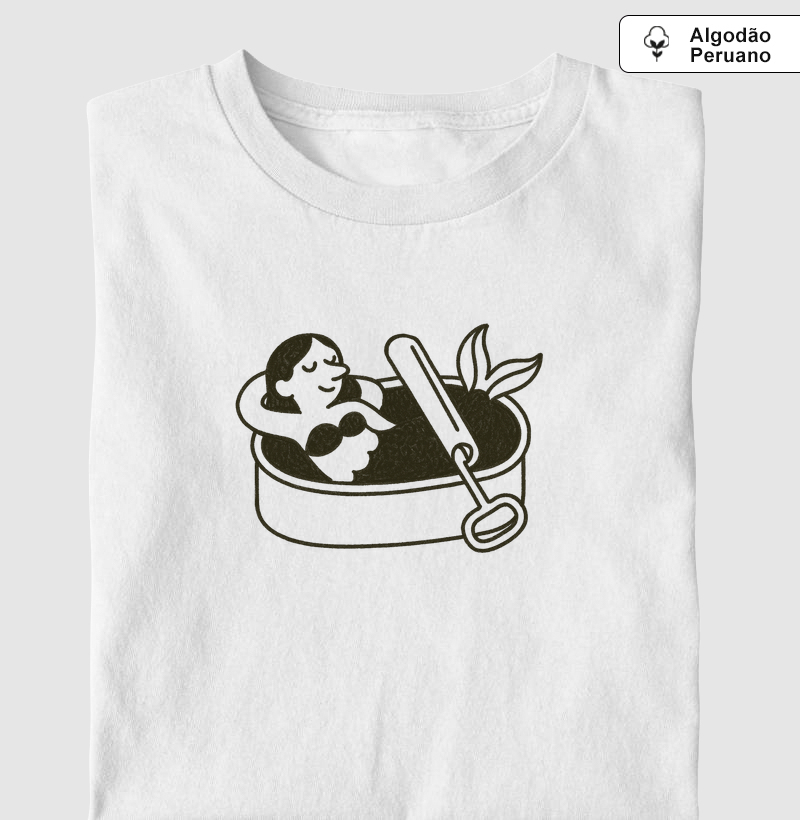 Camiseta Sereia na Lata - por Maísa Campos