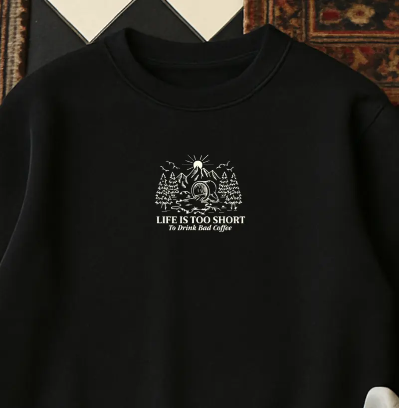 MOLETOM - Life is too short to drink bad coffee