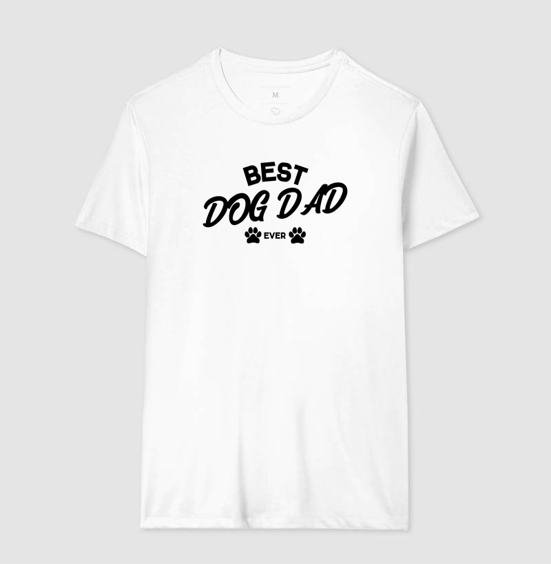 Camiseta Dia dos Pais Best Dog Dad Ever