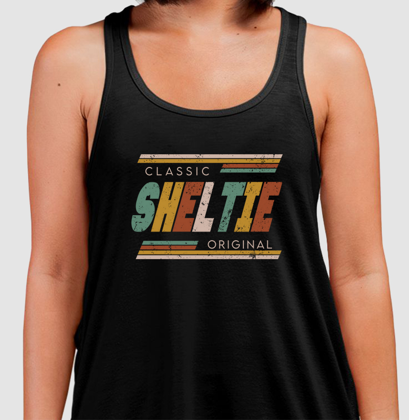 Pastor de Shetland Vintage