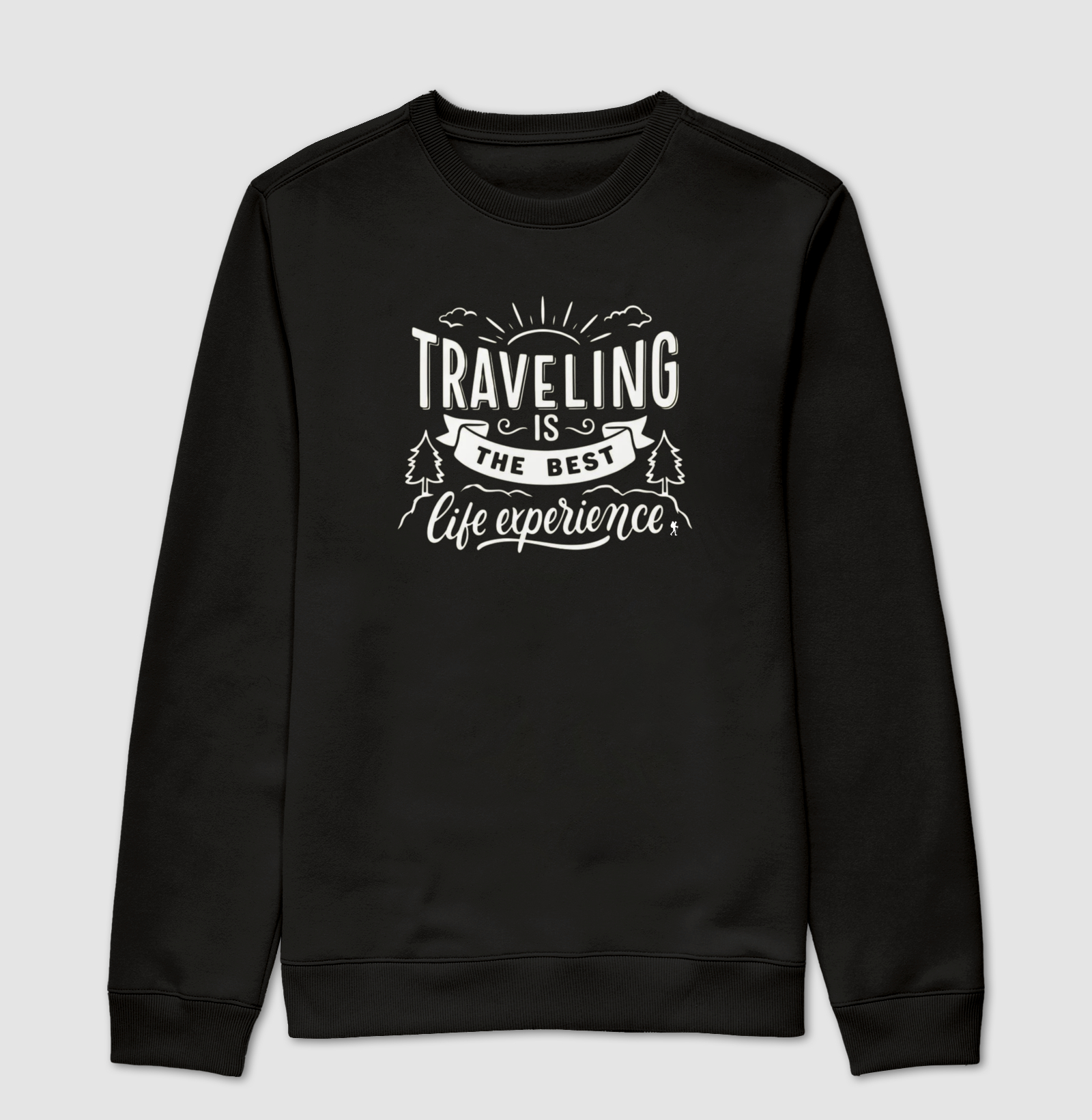 Camiseta Traveling is The Best Life Experience | Frase Viagem Vintage | Colecao Viciados em Viagem