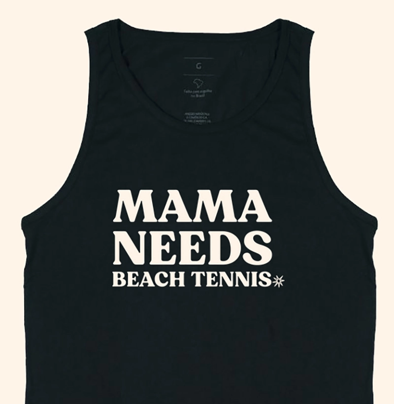 Mama needs beach tennis