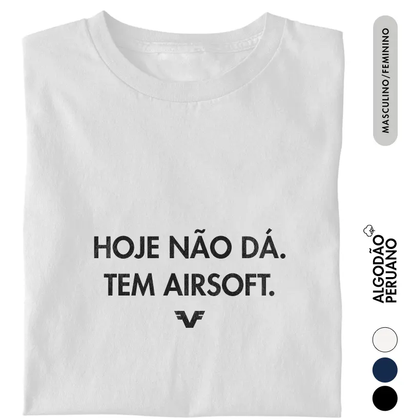 Algodão Peruano Hoje não dá. Tem AirSoft - Premium