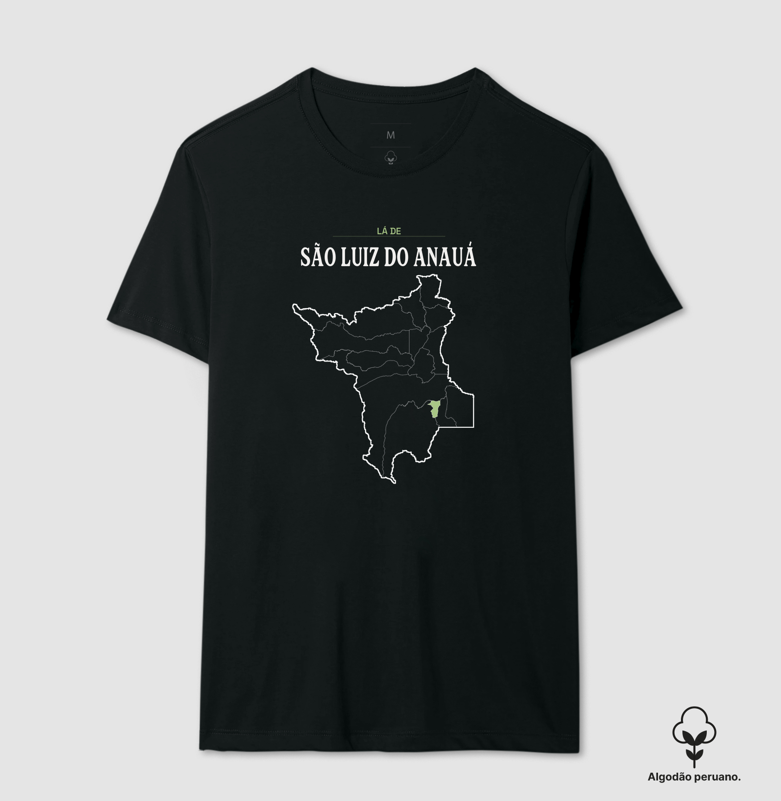 São Luiz do Anauá | Território RR - Camiseta Algodão Peruano