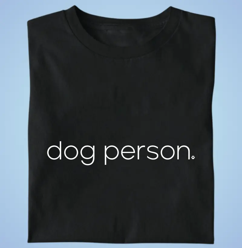 Camiseta estampada Dog Person