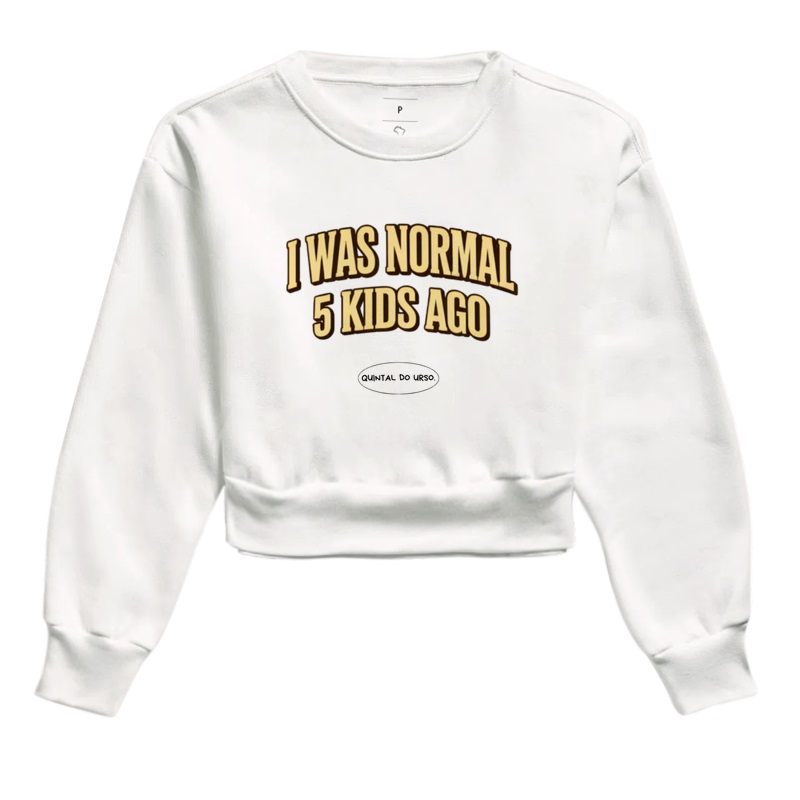 Camiseta I was normal 5 kids ago