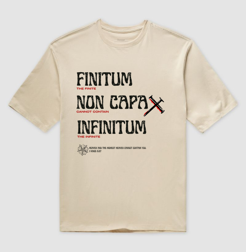FINITUM NON CAPAX INFINITUM "O FINITO NÃO PODE CONTER O INFINITO."
