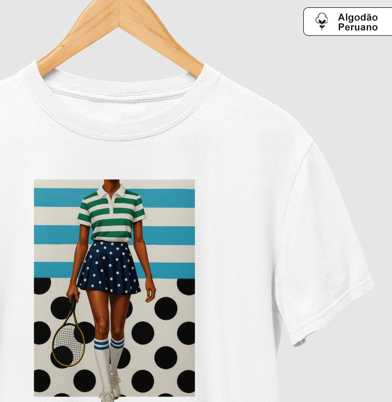 Tennis fashionista - Algodão Premium Peruano