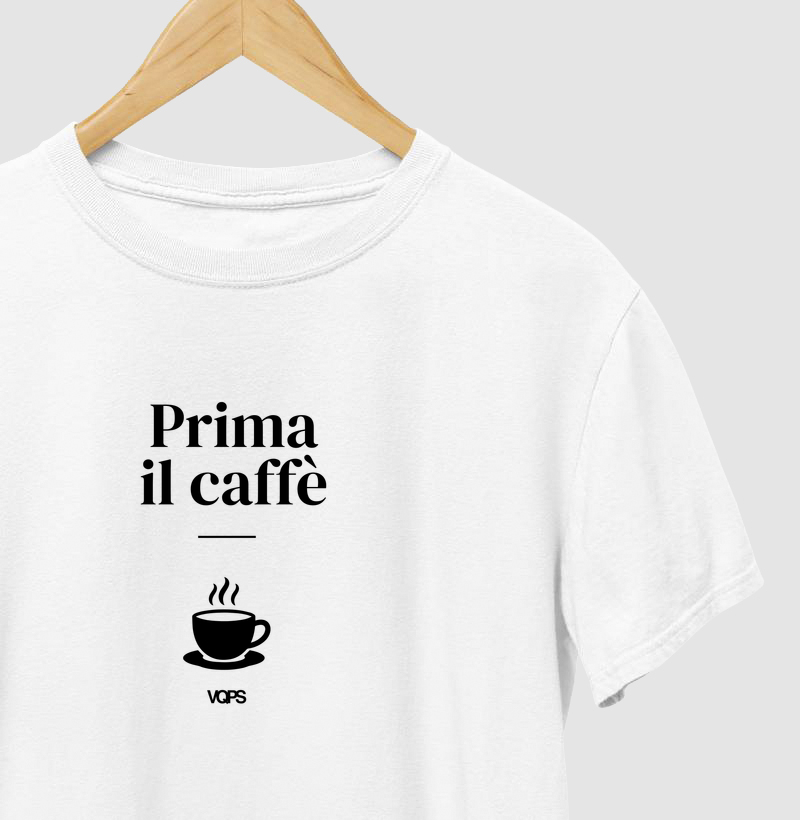 "Primeiro o café"