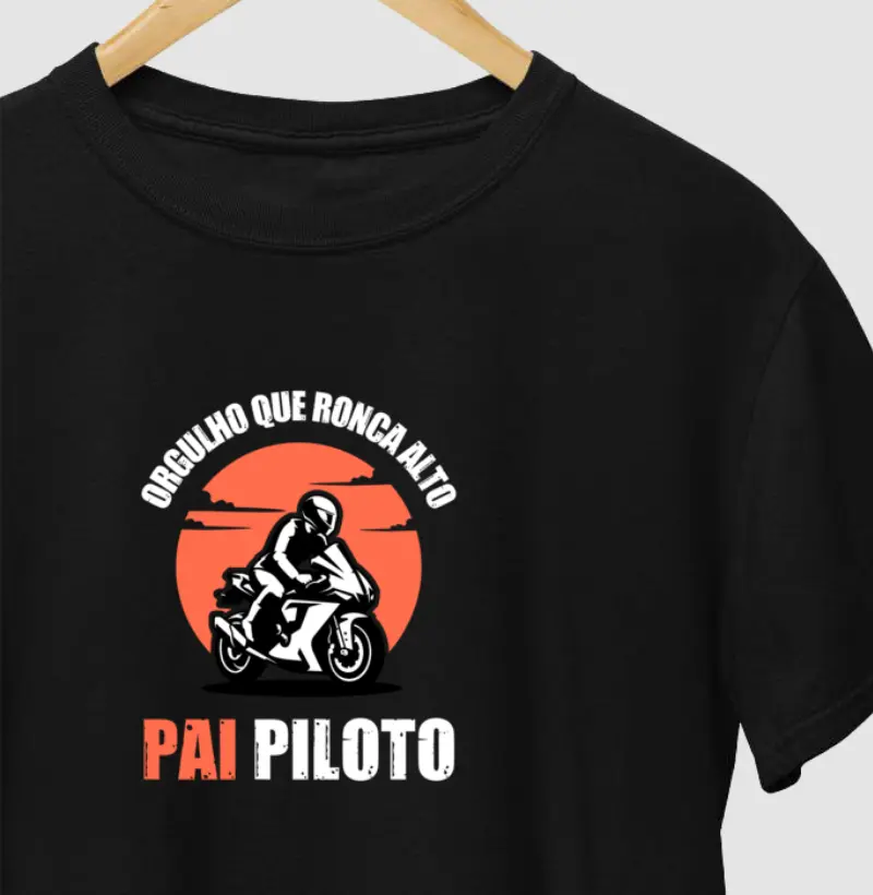 Orgulho que ronca alto, pai piloto