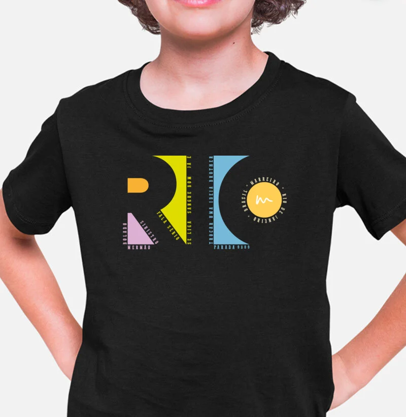 Camiseta infantil Gírias Cariocas