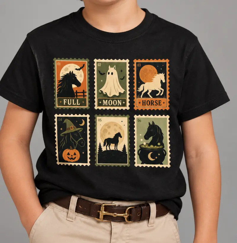 Full Moon Horse KIDS  - Camiseta Infantil