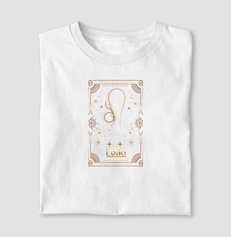 LEÃO — Tarô do Brilho & Poder Solar - Camiseta