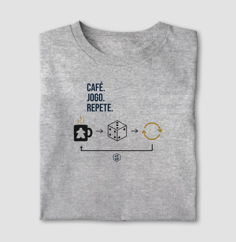 Café. Jogo. Repete.