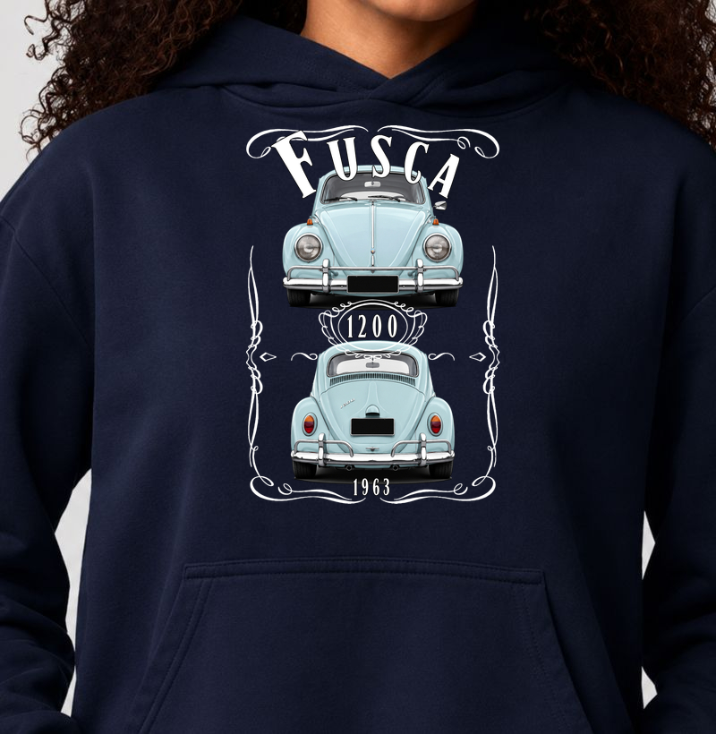 Moletom com capuz Fusca vintage