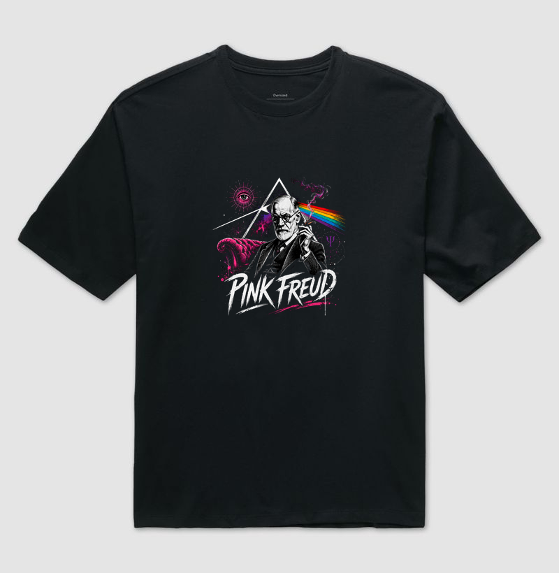 Camiseta de Filosofia Pink Freud - Rock e Filosofia