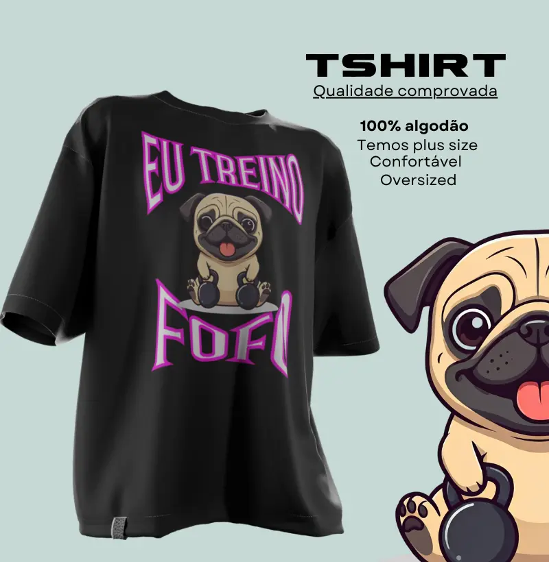 Pug - Treino fofo