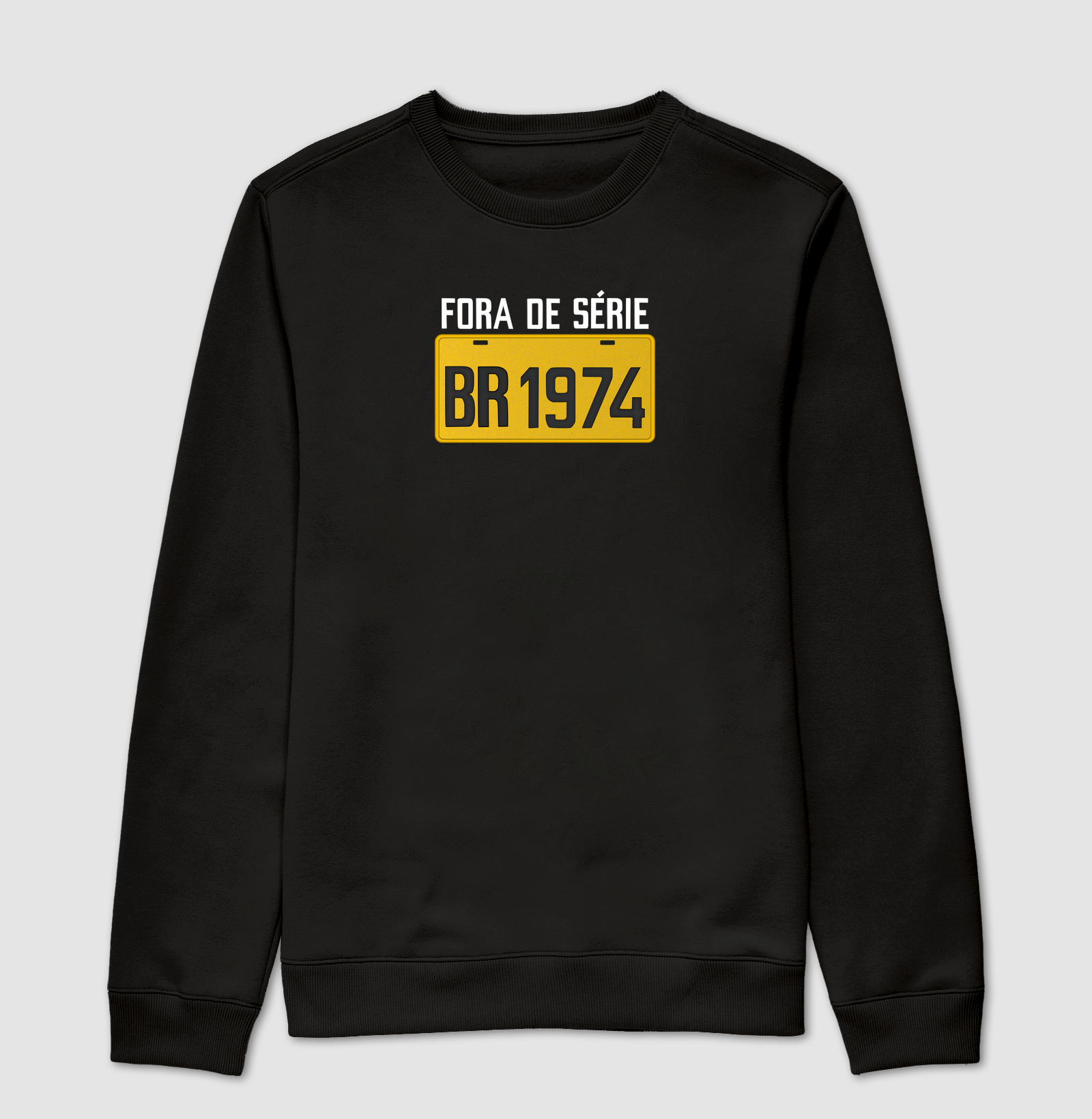 Placa Amarela Grande - Fora de Série 1974