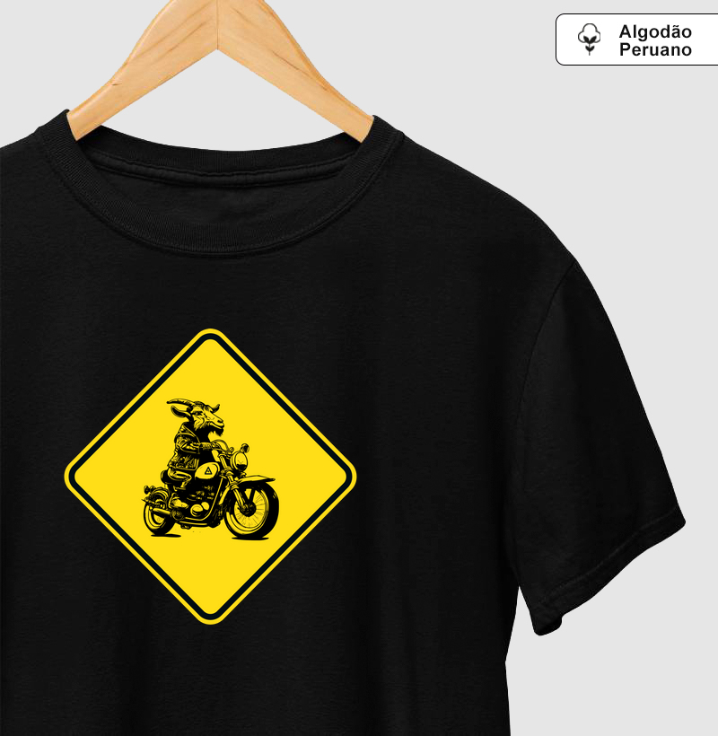 Camiseta Algodão Peruano Tem Bode na Estrada - Mr. GADU