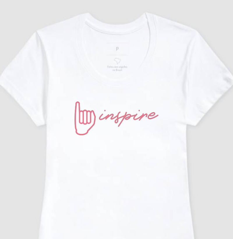 Camiseta Feminina Inspire