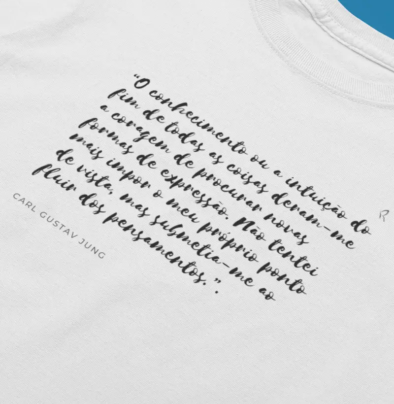 Camiseta - O conhecimento ou a intuição
