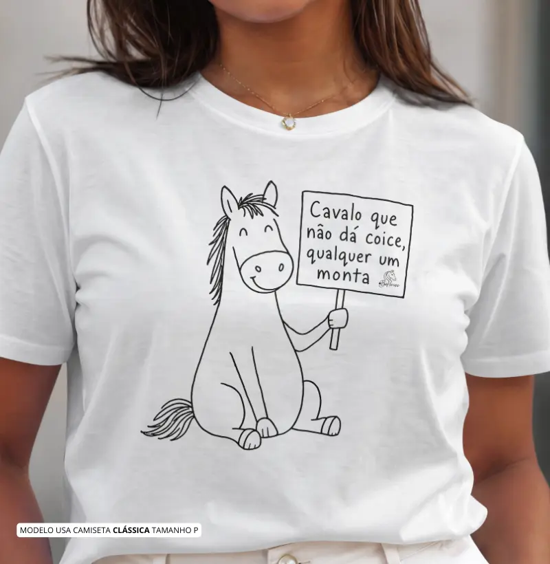 Cavalo que não da coice. 