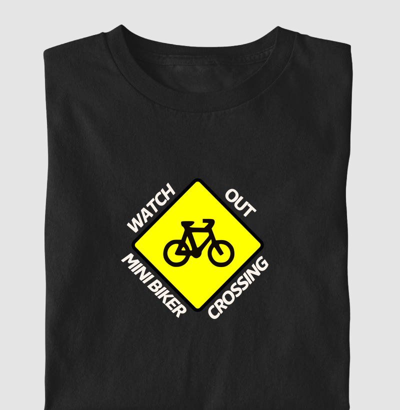 Camiseta Infantil Mini Biker White