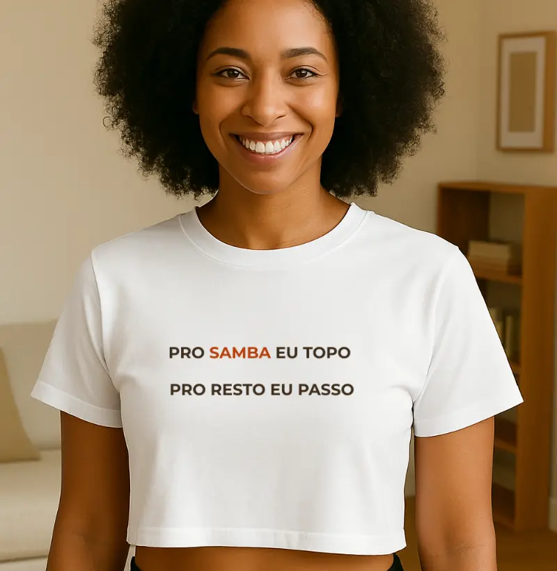 Só se for samba