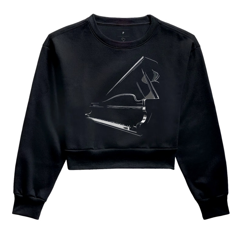 Elegant Grand Piano Silhouette