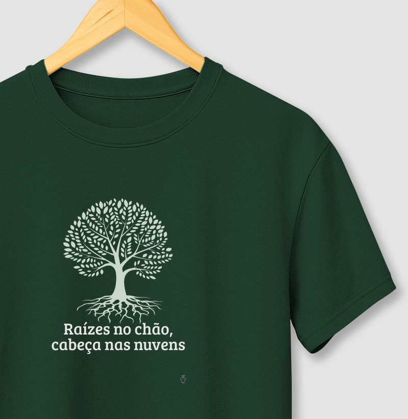 Raízes no chão, cabeça nas nuvens