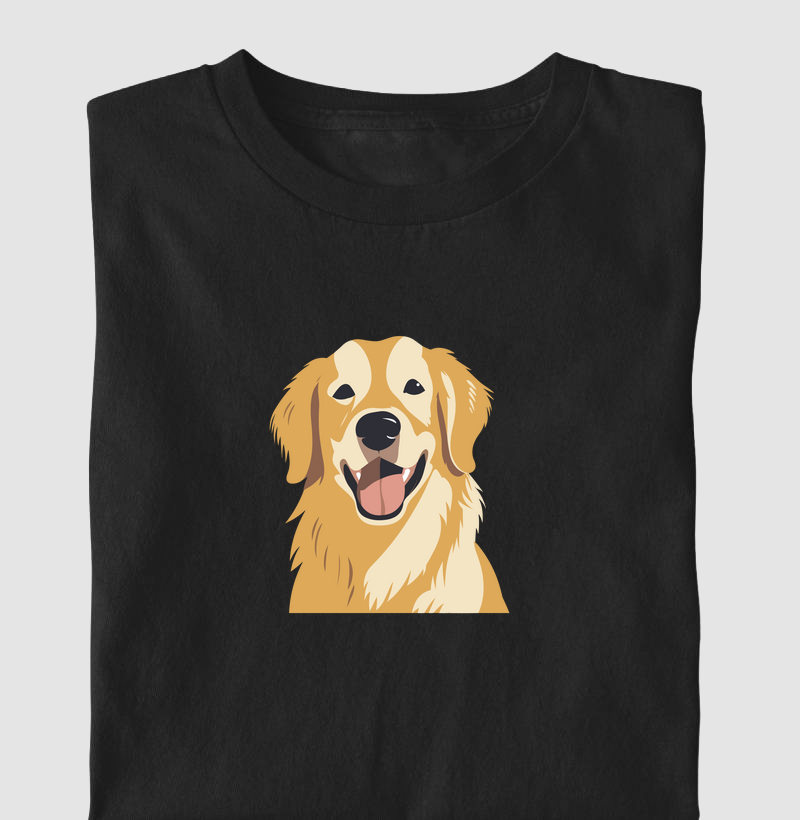 Golden Retriever Sorrindo