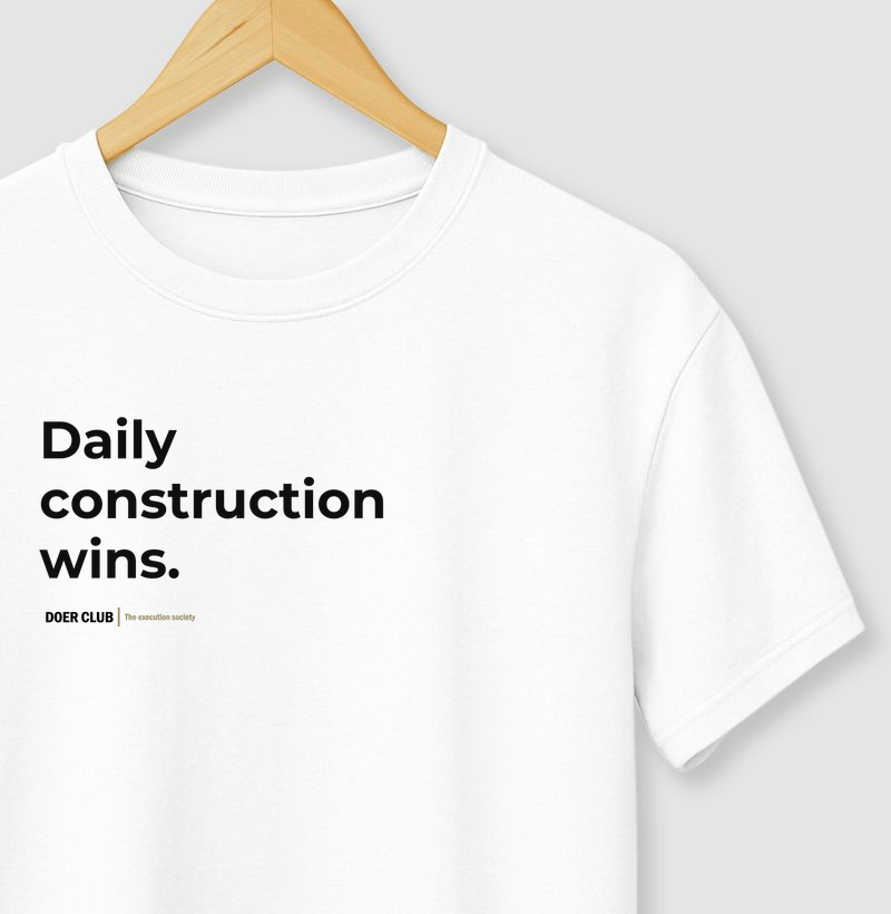 Daily construction wins.