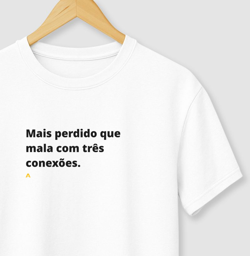 Mais perdido que mala com três conexões