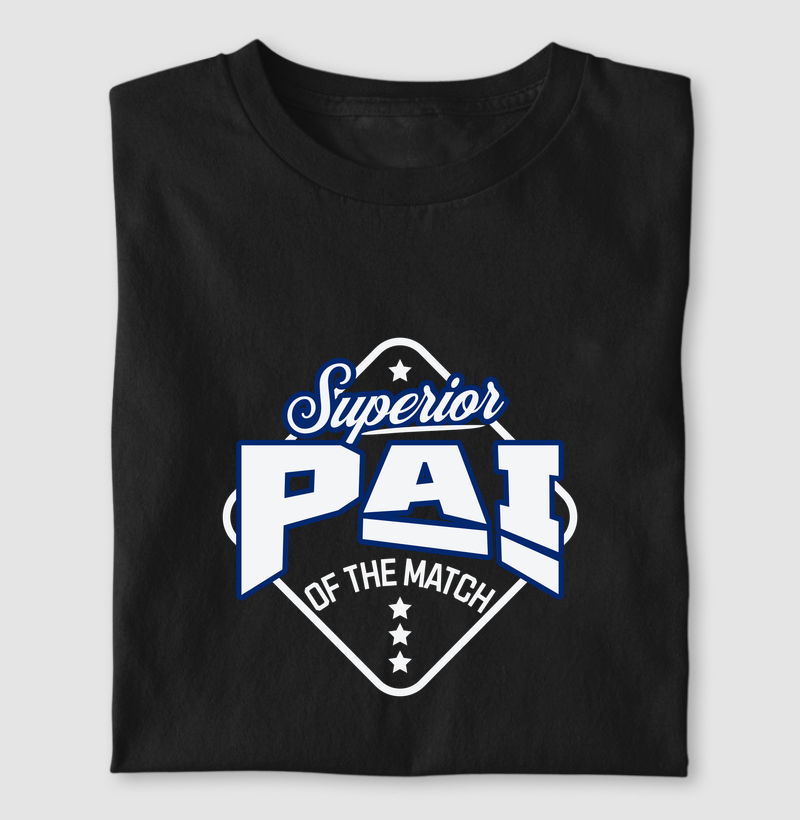 Camiseta Masculina Superior Pai of the Match