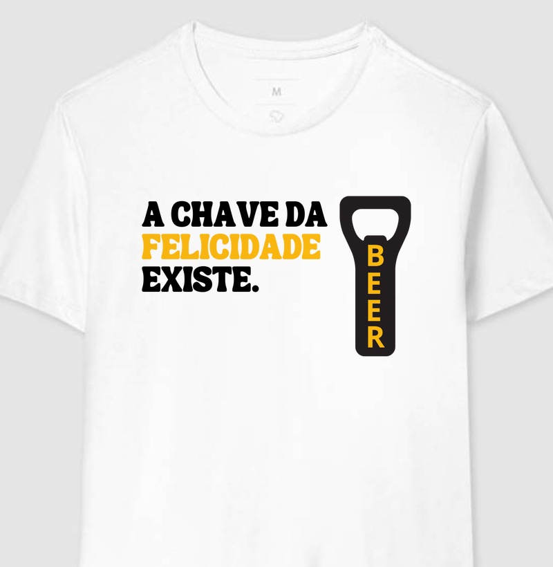 Coleção Frases - A chave da felicidade existe.