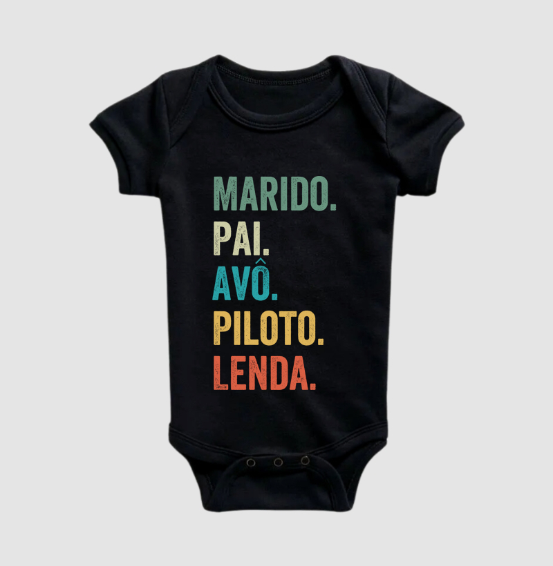 Marido. Pai. Avô. Piloto. Lenda.