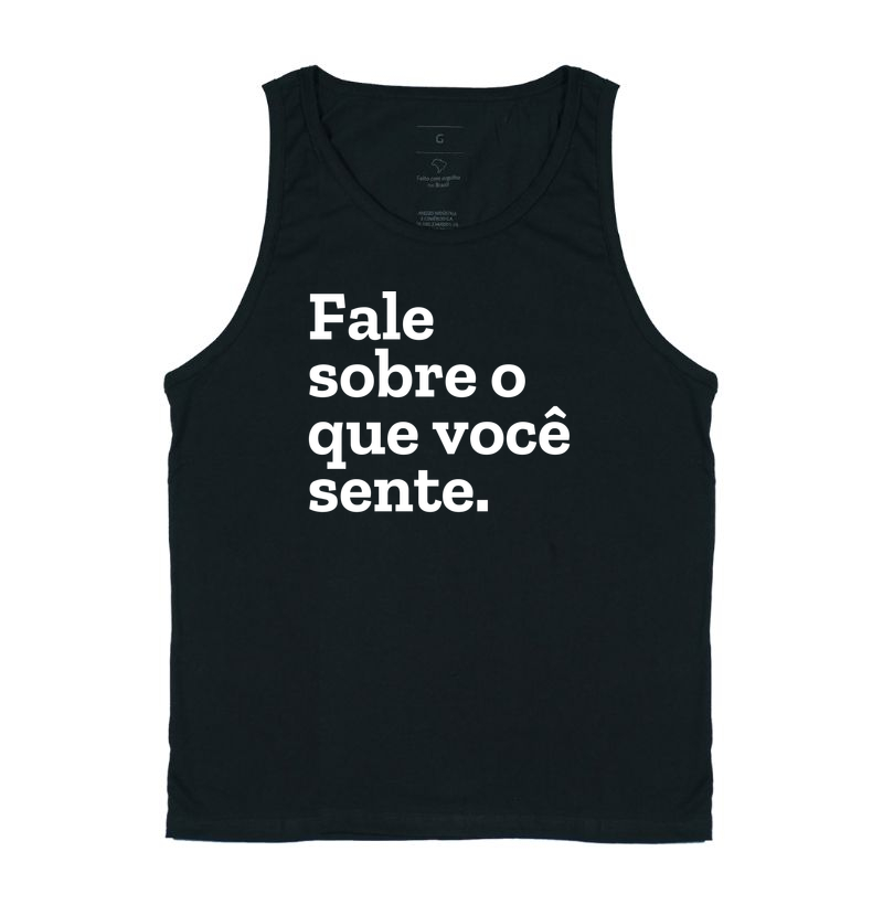 Fale sobre o que sente.