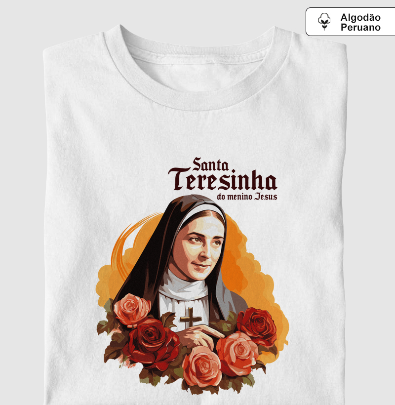 Santa Teresinha do Menino Jesus - Algodão Peruano