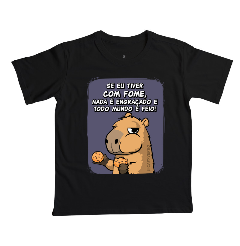 Camiseta Capivara com fome