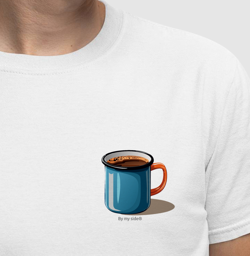 Canequinha de café azul