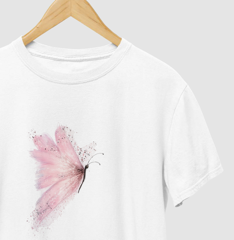 Borboleta rosa