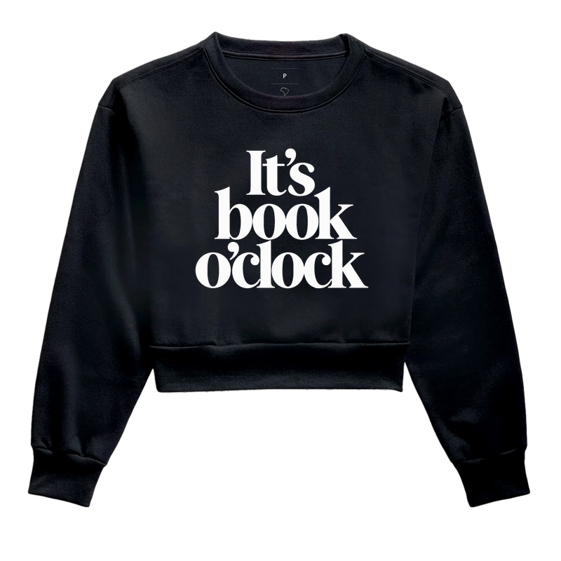 Book O’Clock - Cropped Moletom