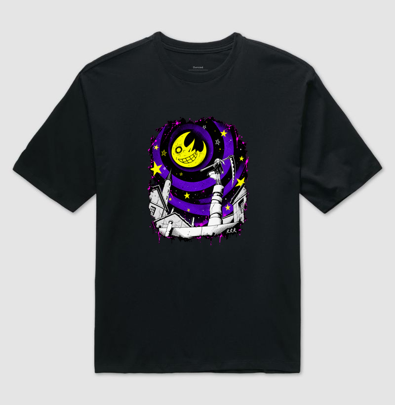 Acid Moon - Camiseta Oversized