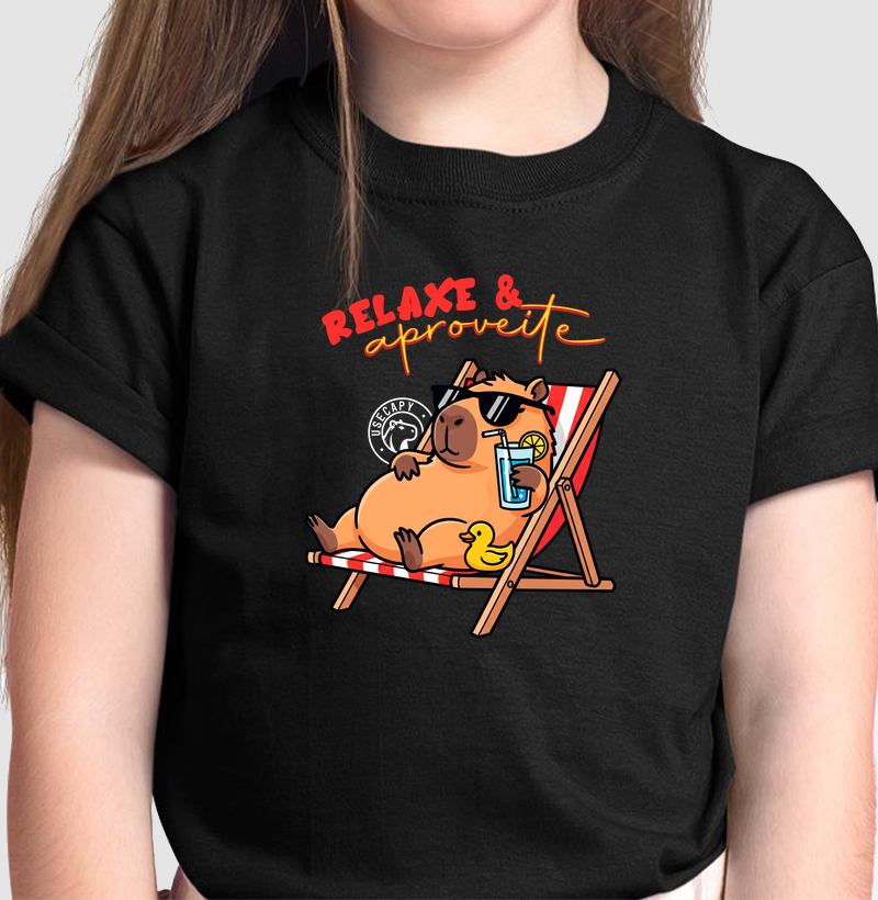 Relaxe & aproveite - capivara