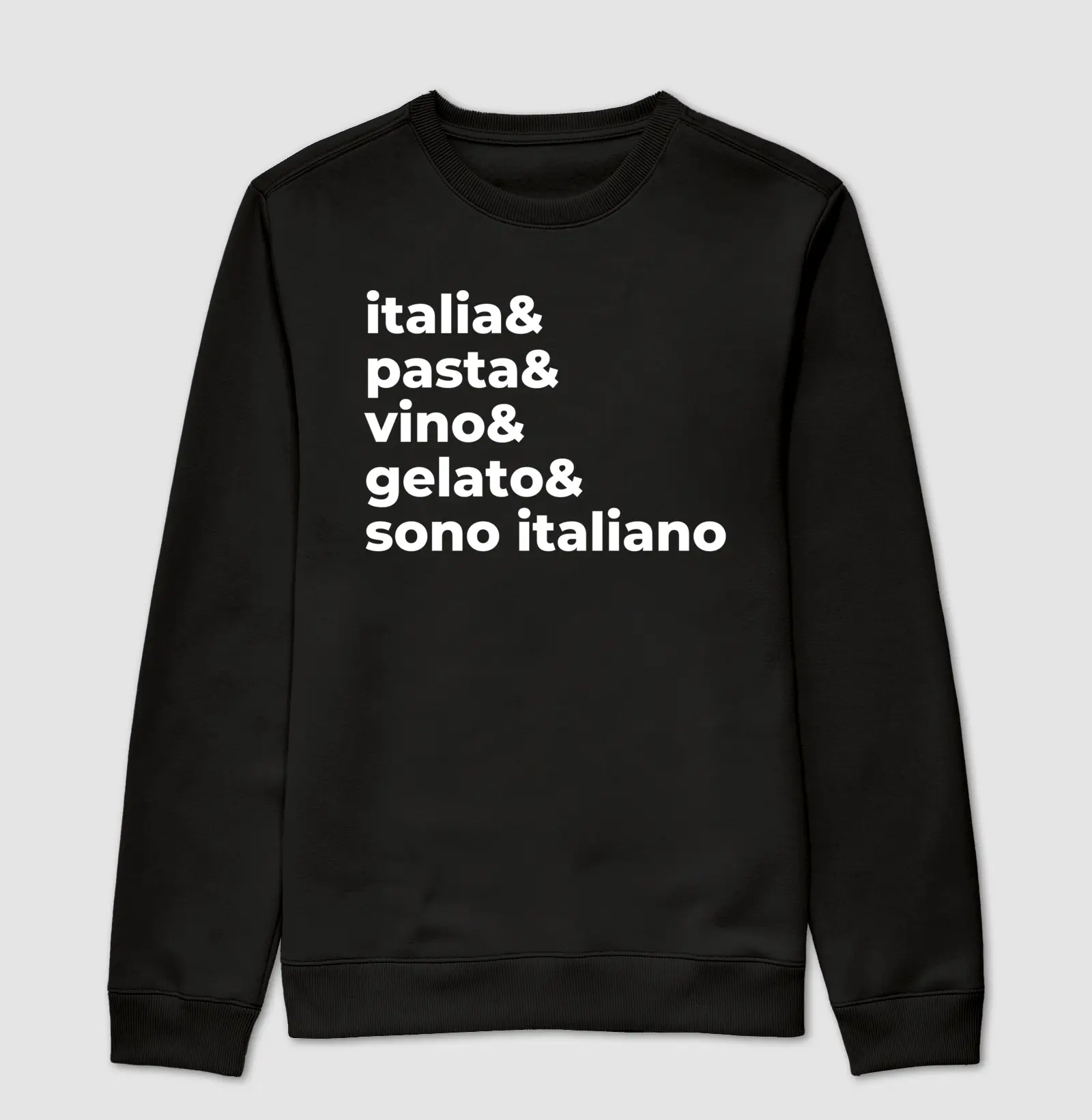 Italia, pasta, vino, gelato e sono italiano 
